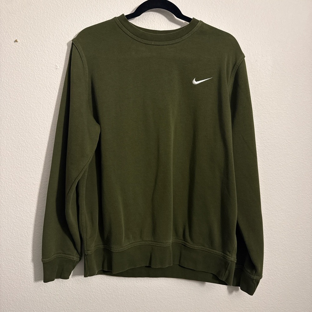 Nike Men's Forest Green Crewneck Sweater